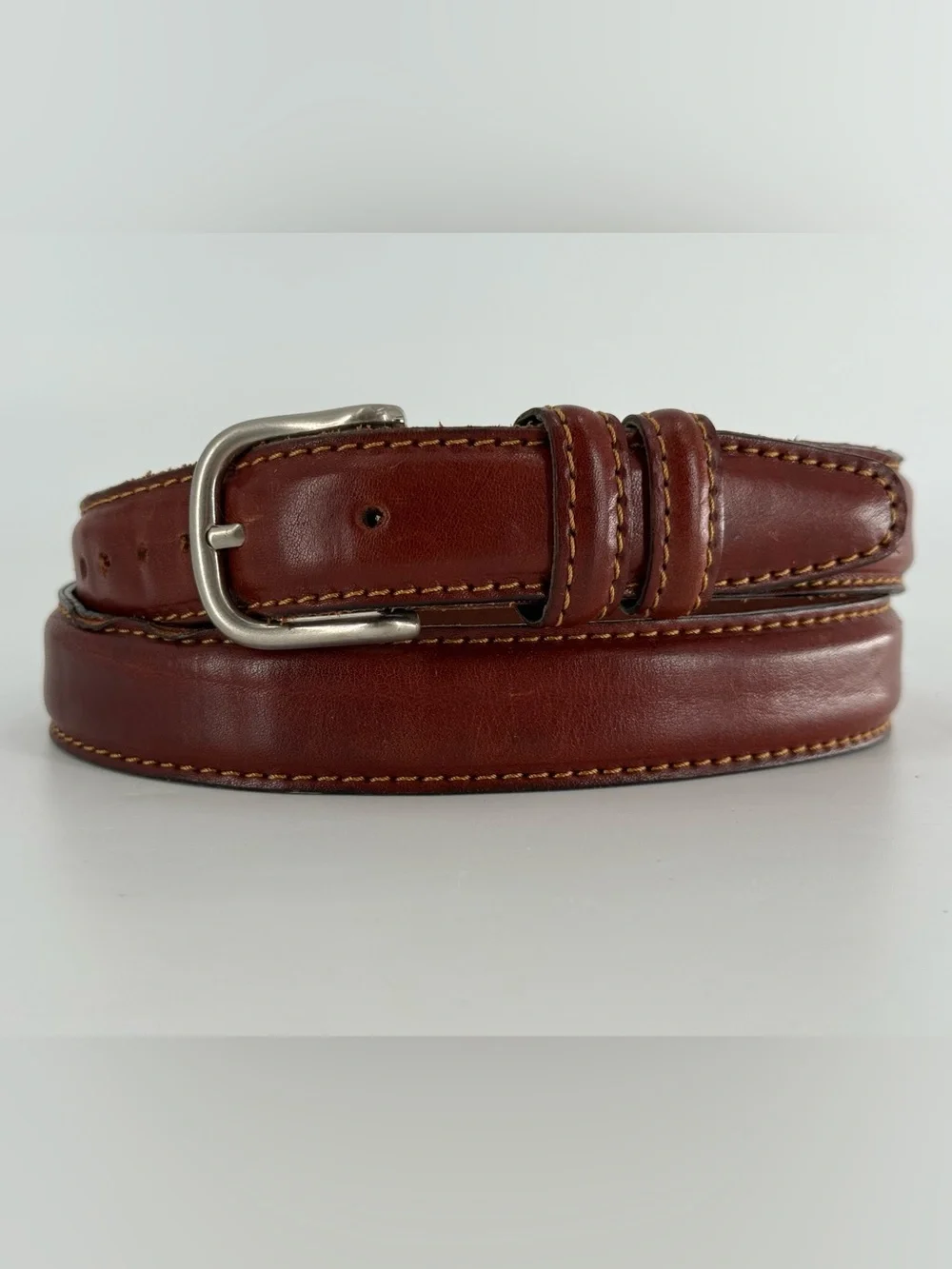 Vero‎ Cuoio Vintage Italian Leather Belt 38